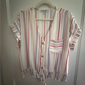 Sweet Rain Multicolor Striped Top